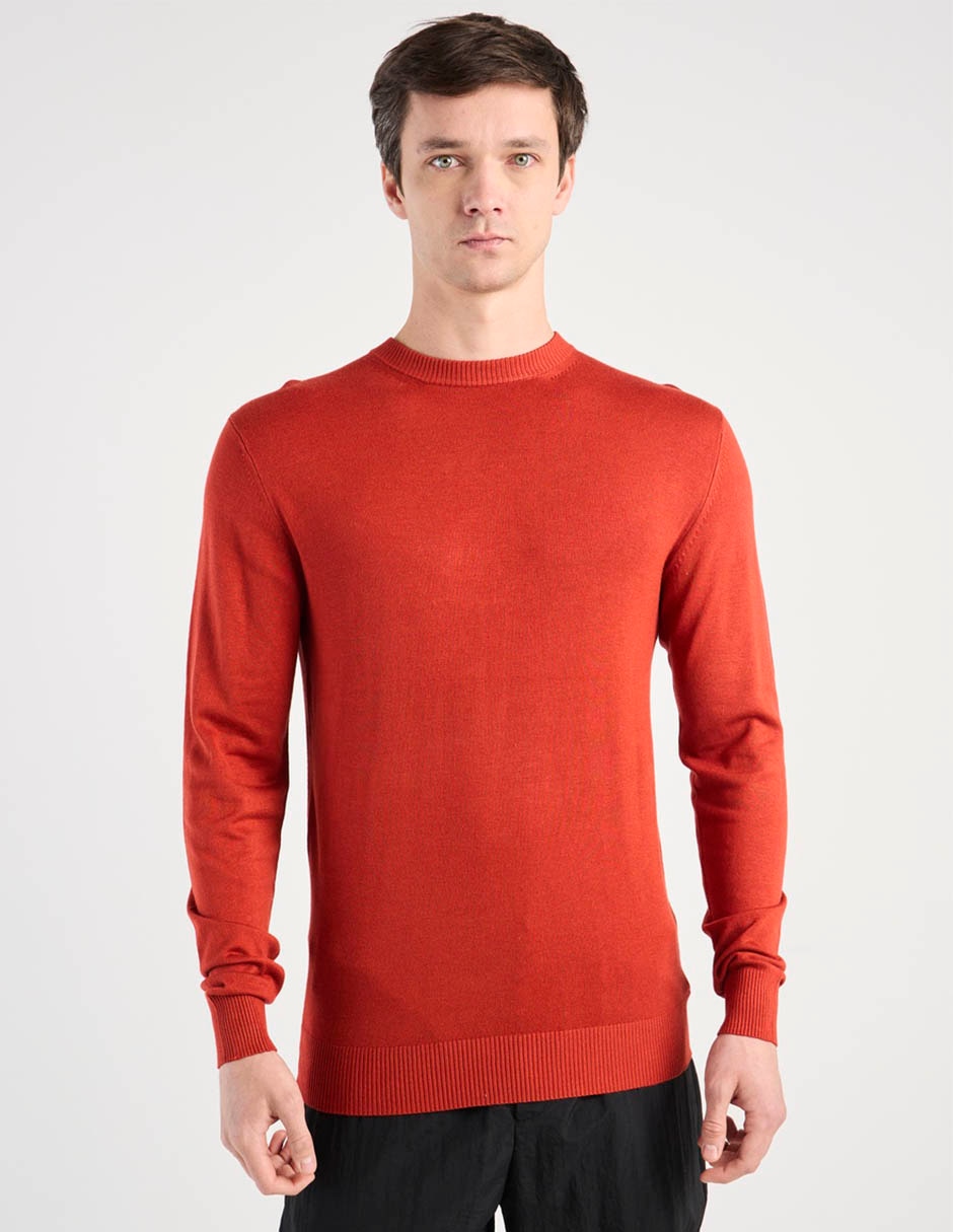 Suéter cuello redondo para hombre Suéter cuello redondo para hombre