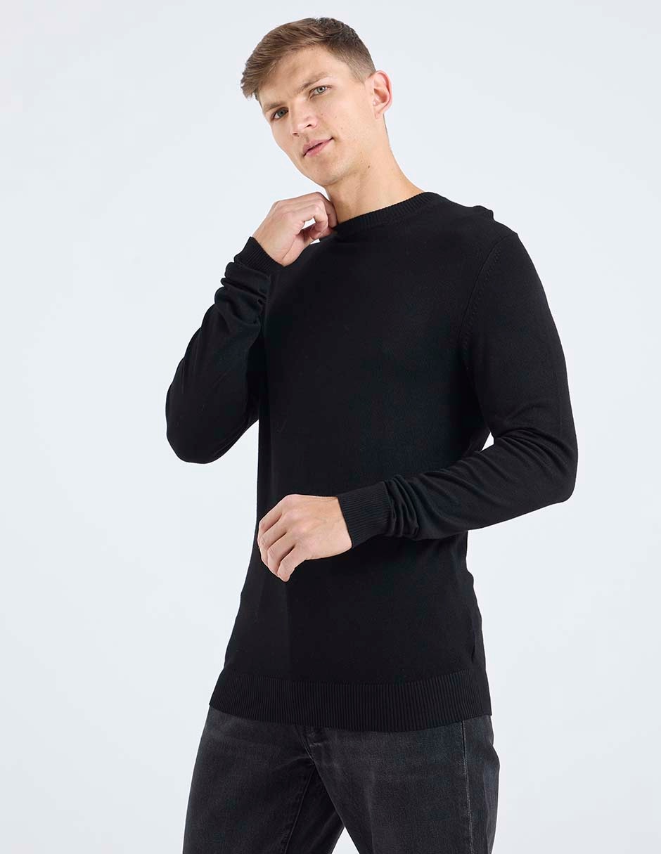 Suéter cuello redondo para hombre Suéter cuello redondo para hombre