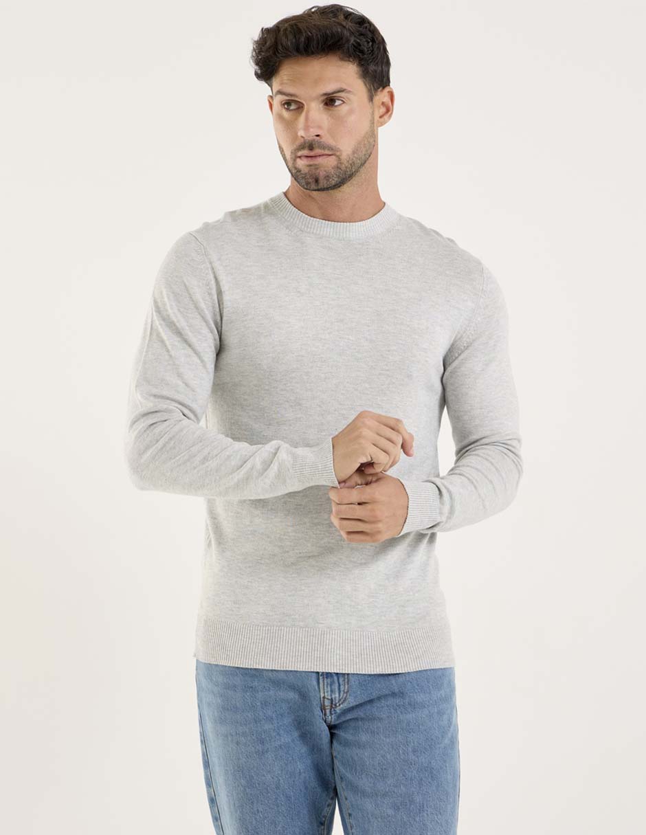 Suéter cuello redondo para hombre Suéter cuello redondo para hombre
