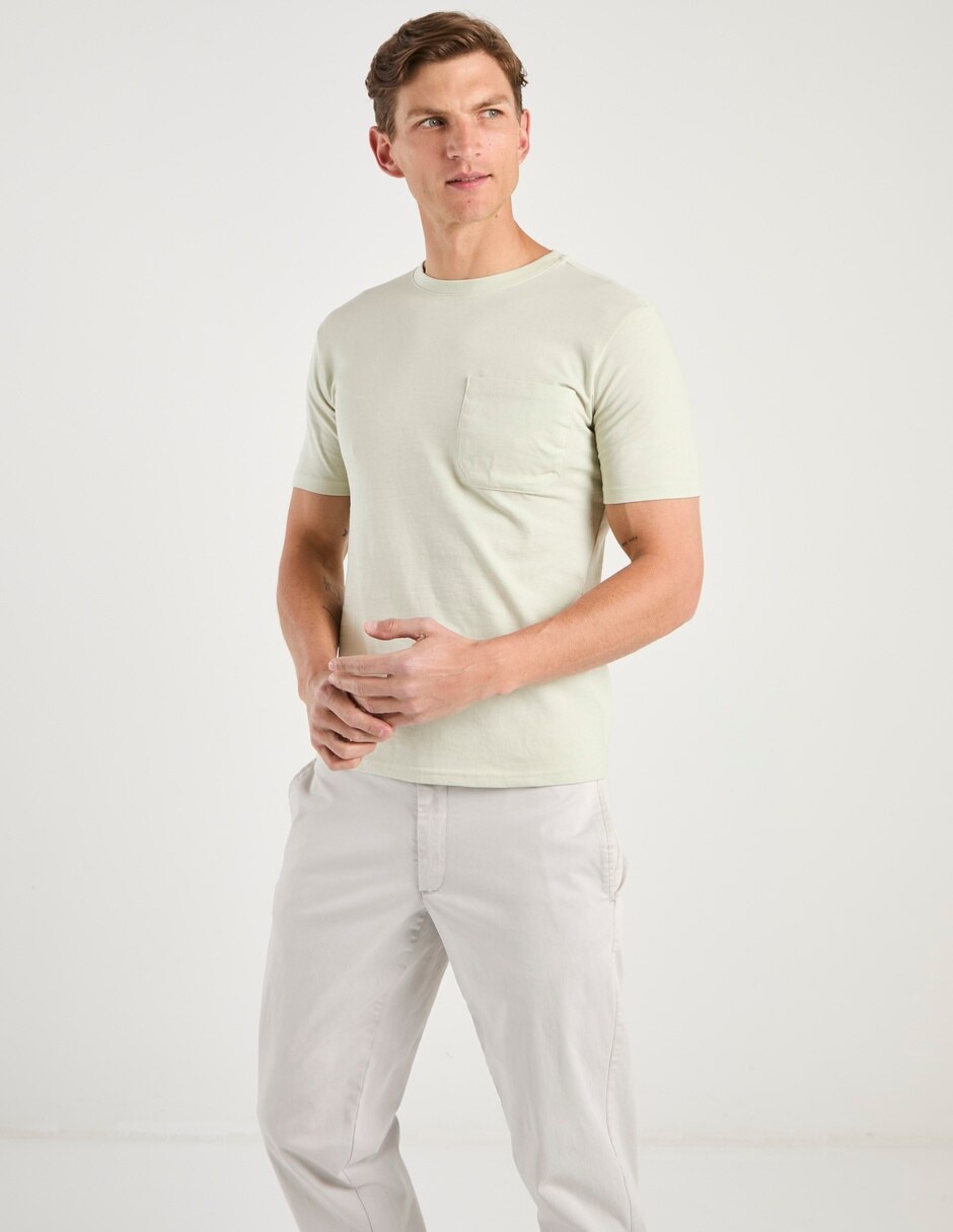 Playera cuello redondo para hombre 2