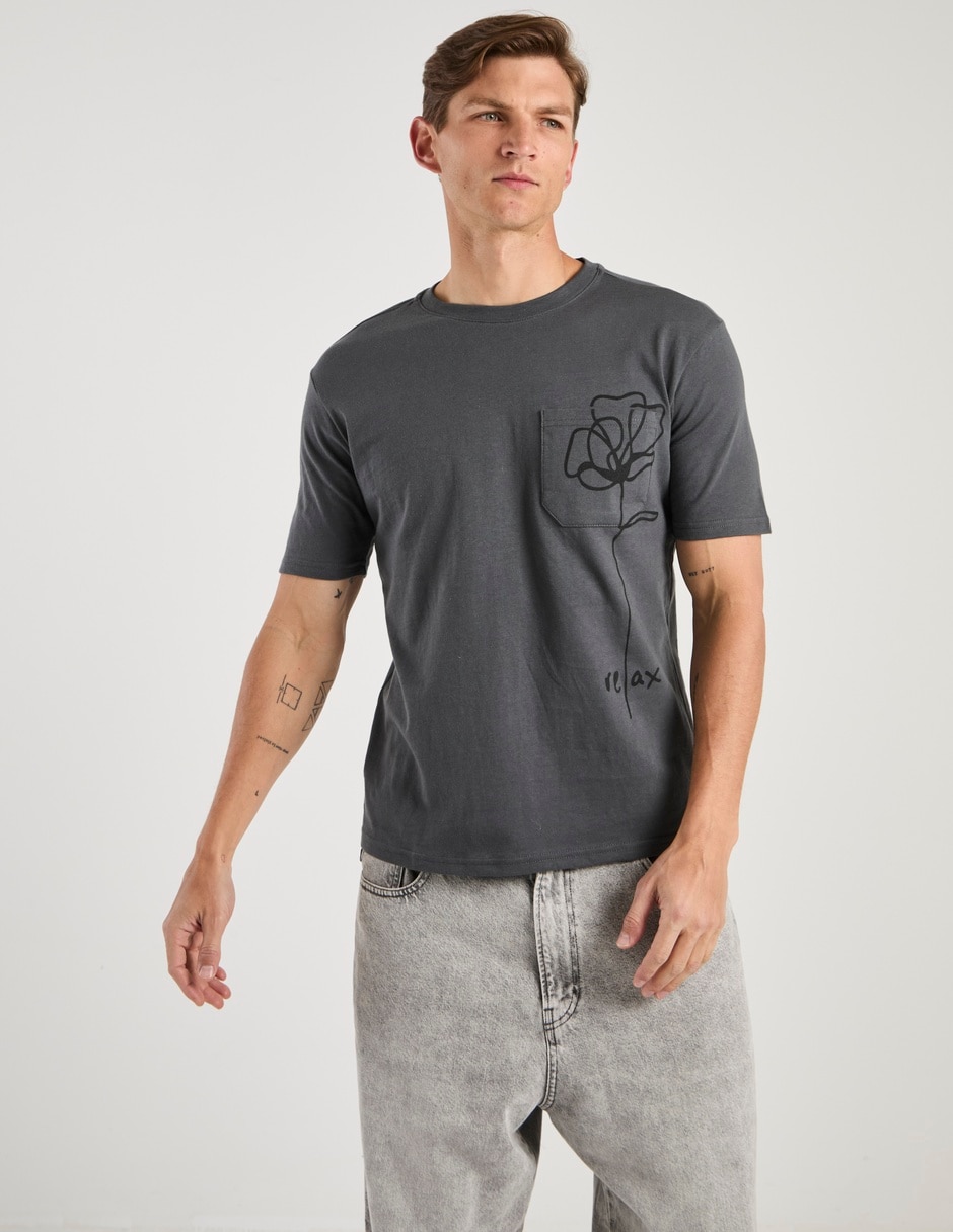 Playera cuello redondo para hombre 2
