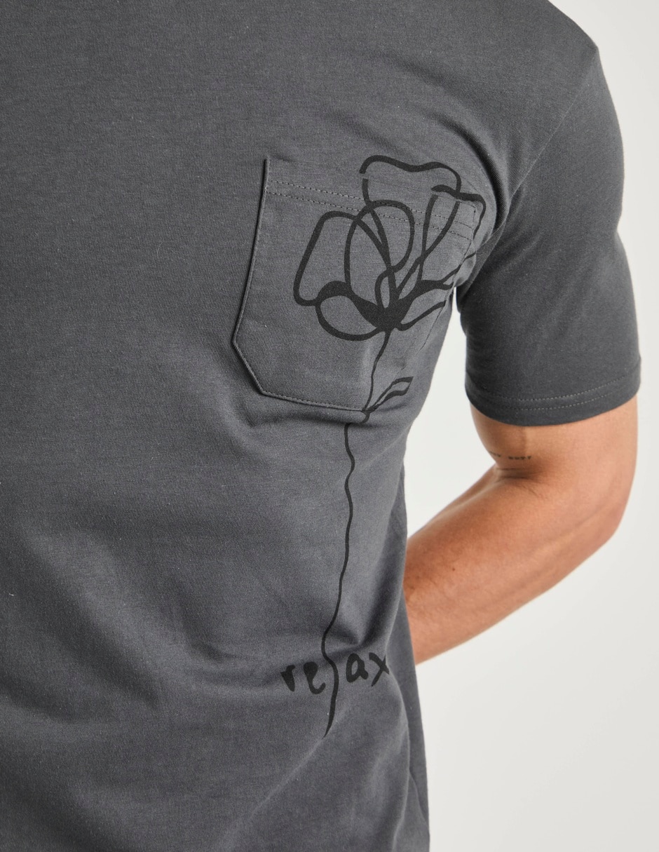 Playera cuello redondo para hombre 4