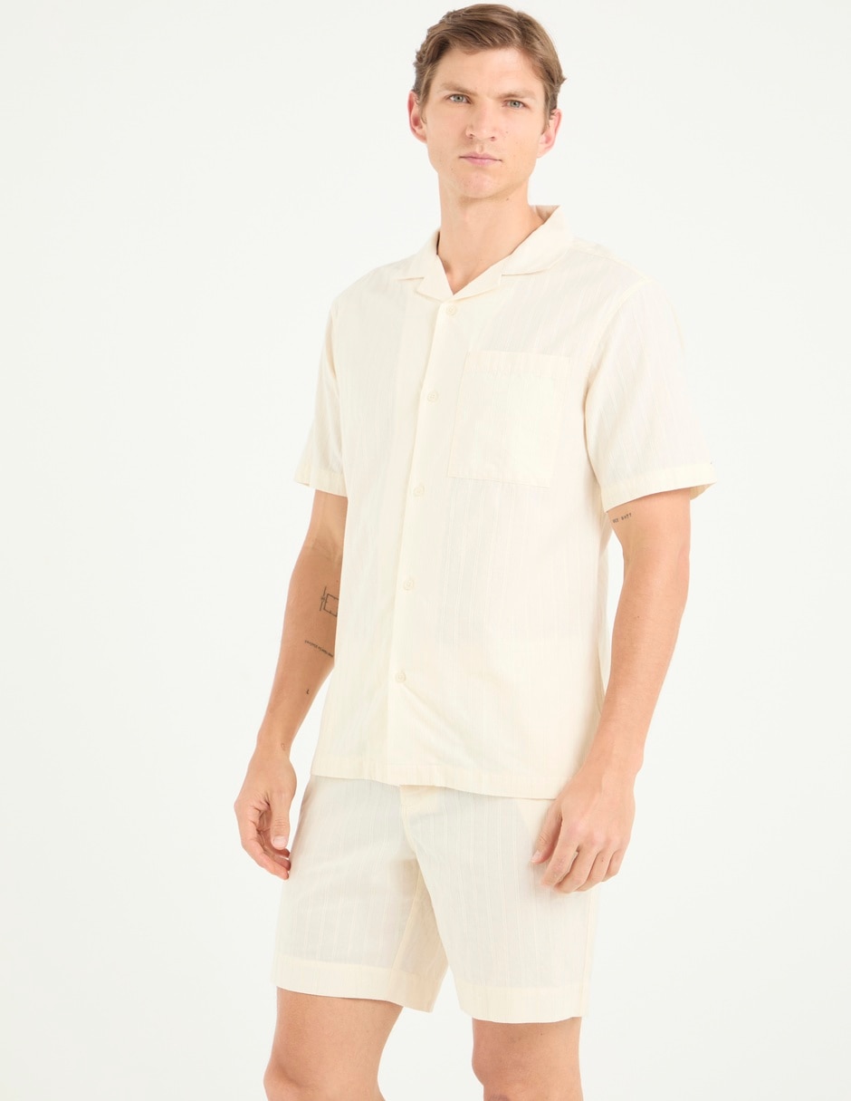 Bermuda de algodón para hombre