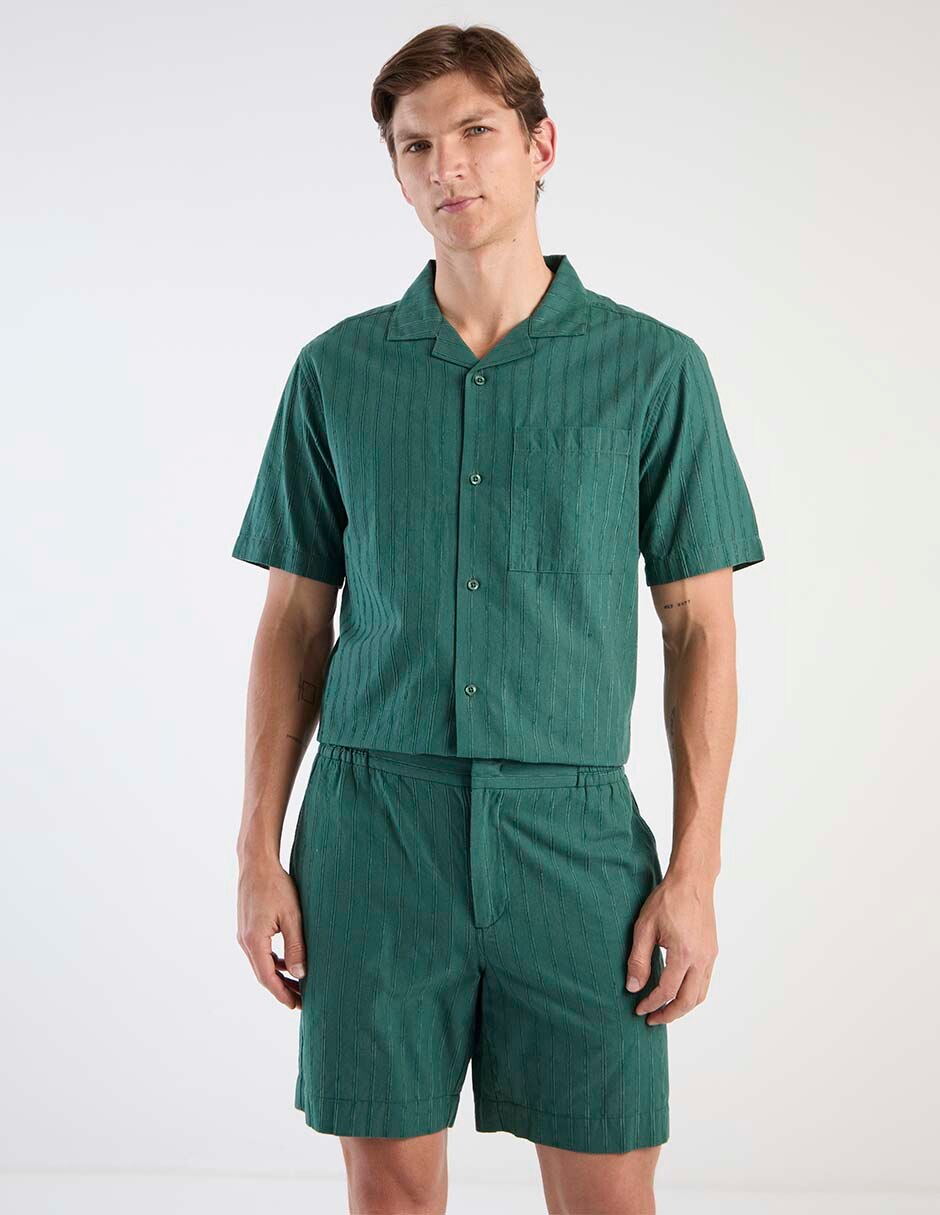 Bermuda Contempo de algodón para hombre