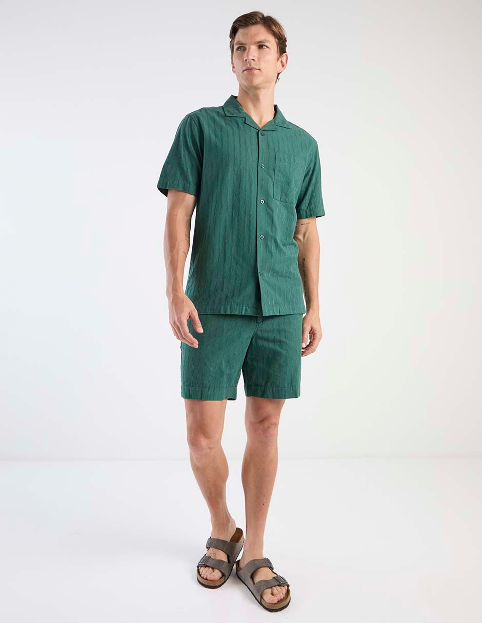 Bermuda Contempo de algodón para hombre
