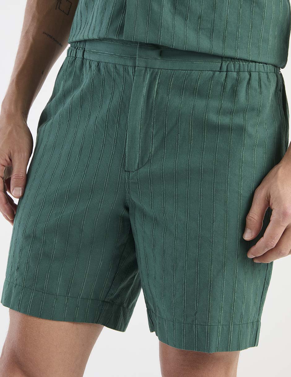 Bermuda Contempo de algodón para hombre