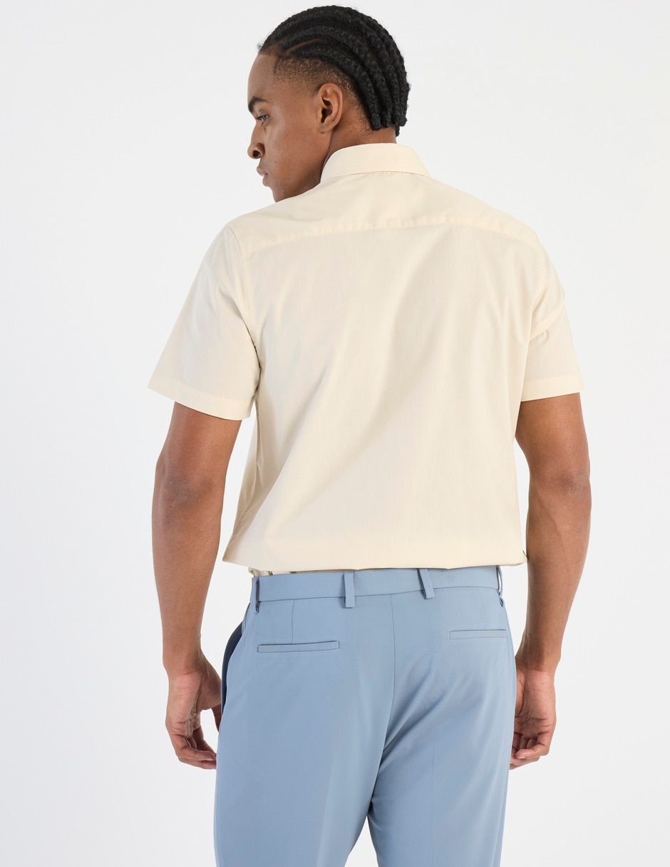Camisa casual manga corta para hombre 4
