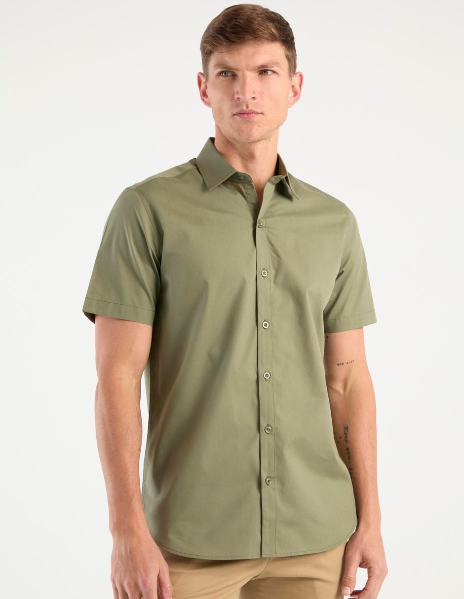 Camisa casual manga corta para hombre Camisa casual manga corta para hombre