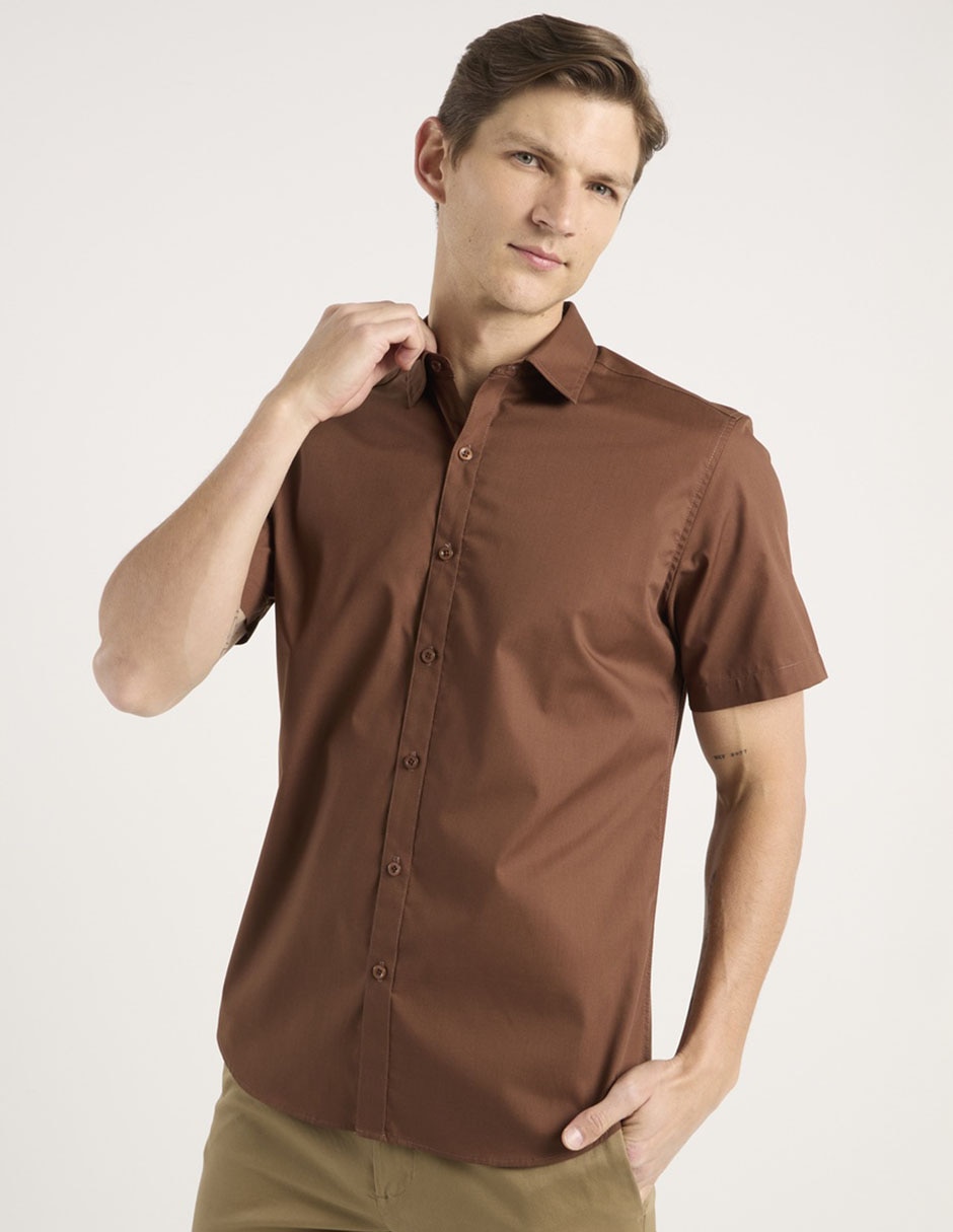 Camisa casual manga corta para hombre Camisa casual manga corta para hombre
