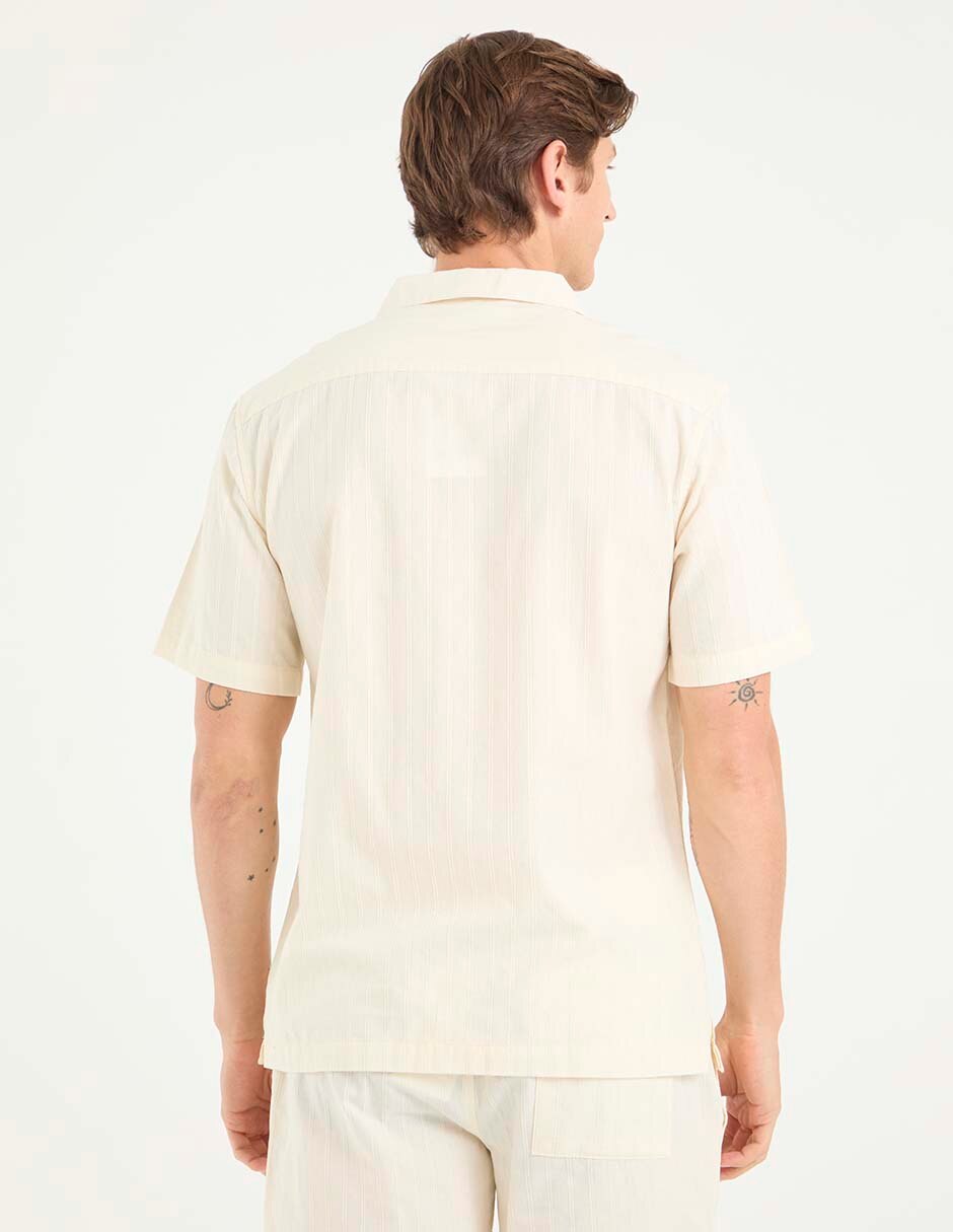 Camisa casual de algodón manga corta para hombre 2