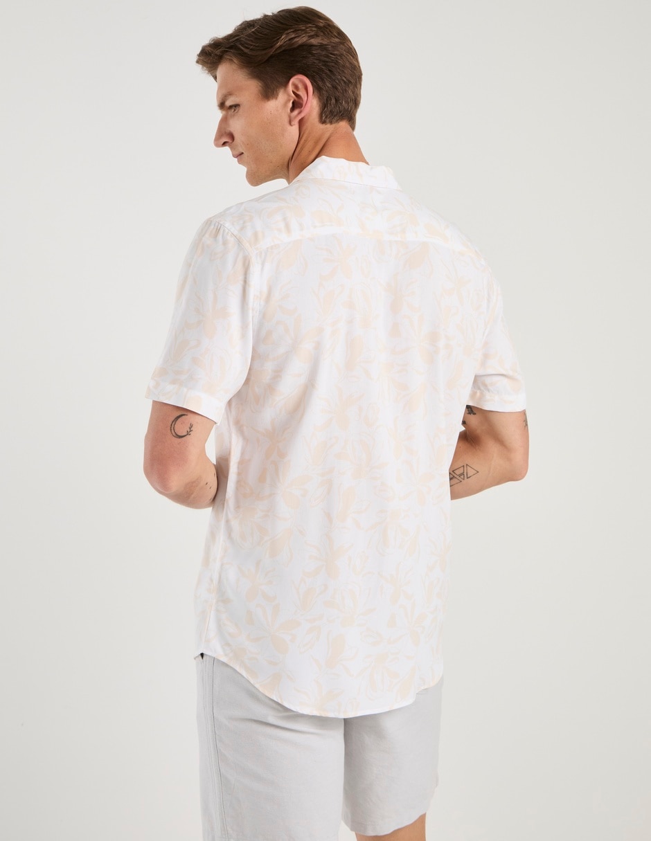 Camisa casual manga corta para hombre 6