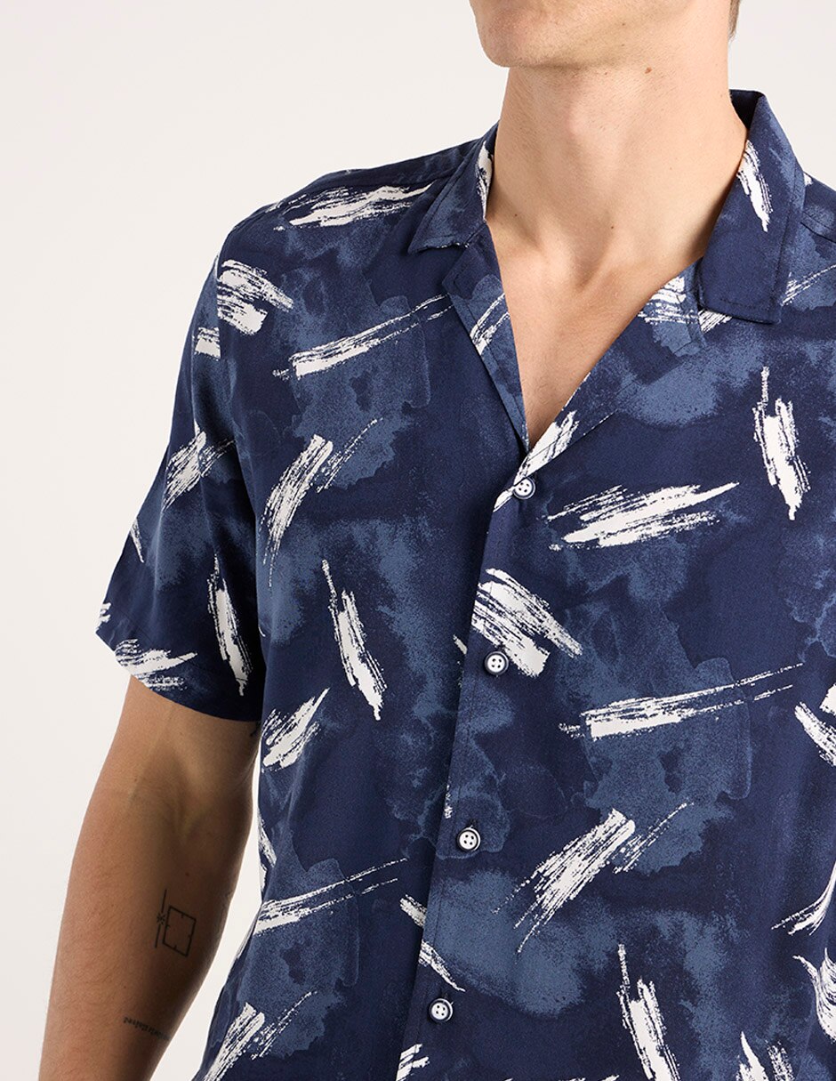 Camisa casual manga corta para hombre 2
