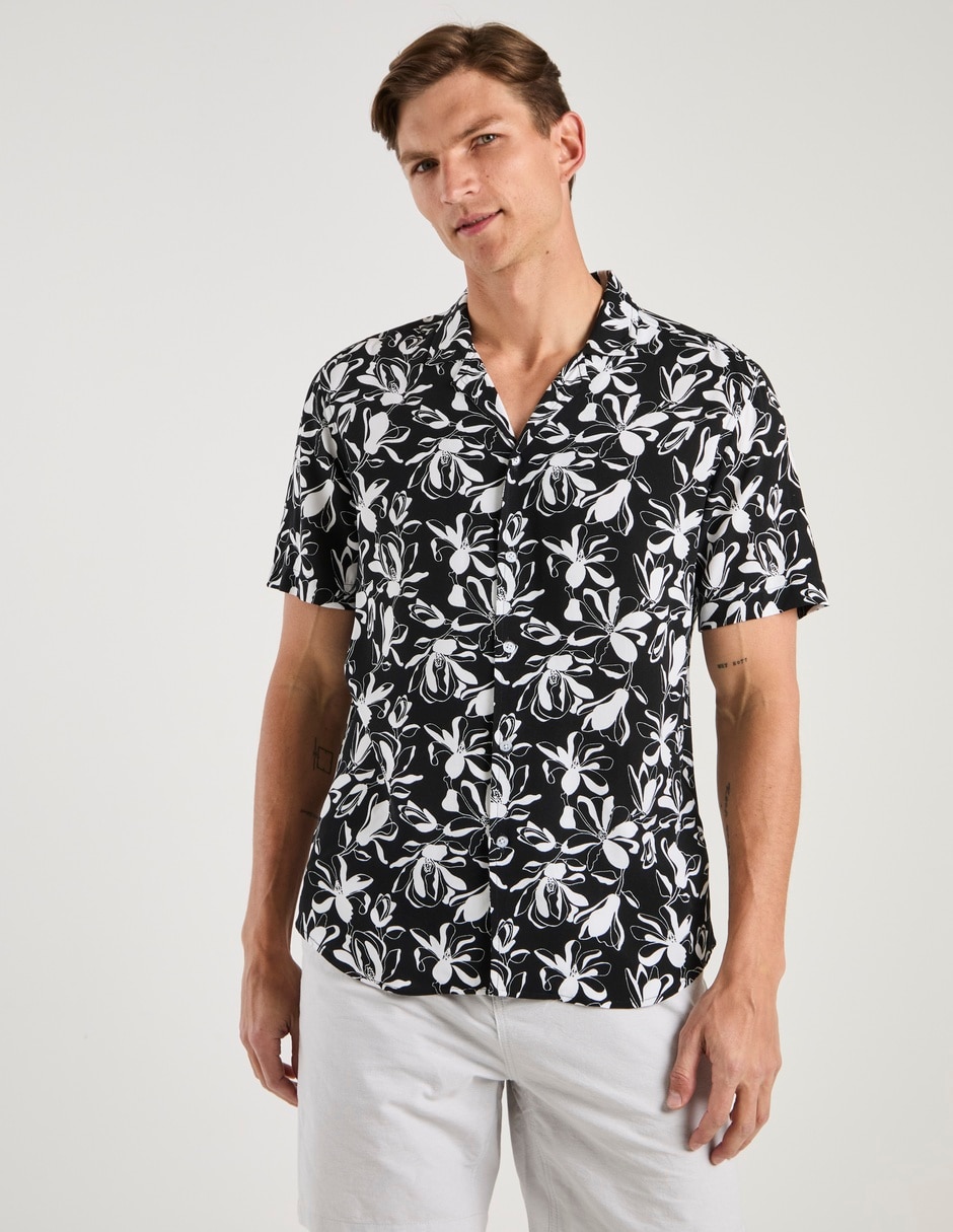 Camisa casual manga corta para hombre Camisa casual manga corta para hombre