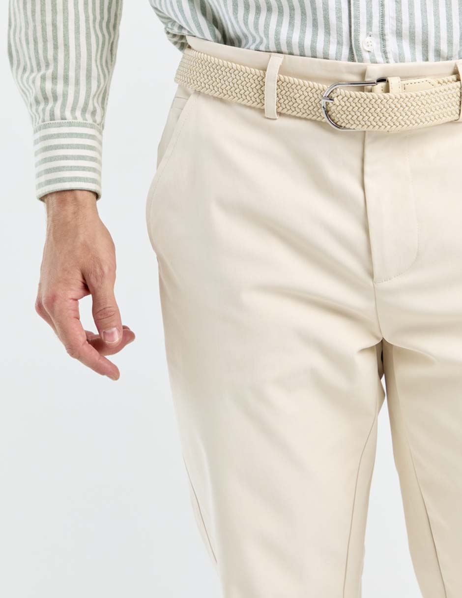 Pantalón business casual chino straight Contempo para hombre