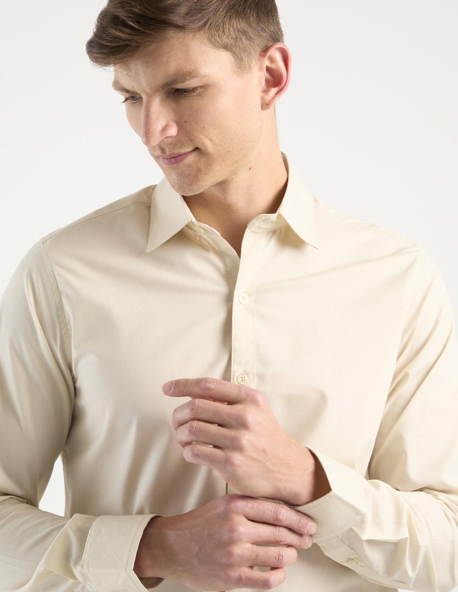 Camisa de vestir manga larga para hombre 4