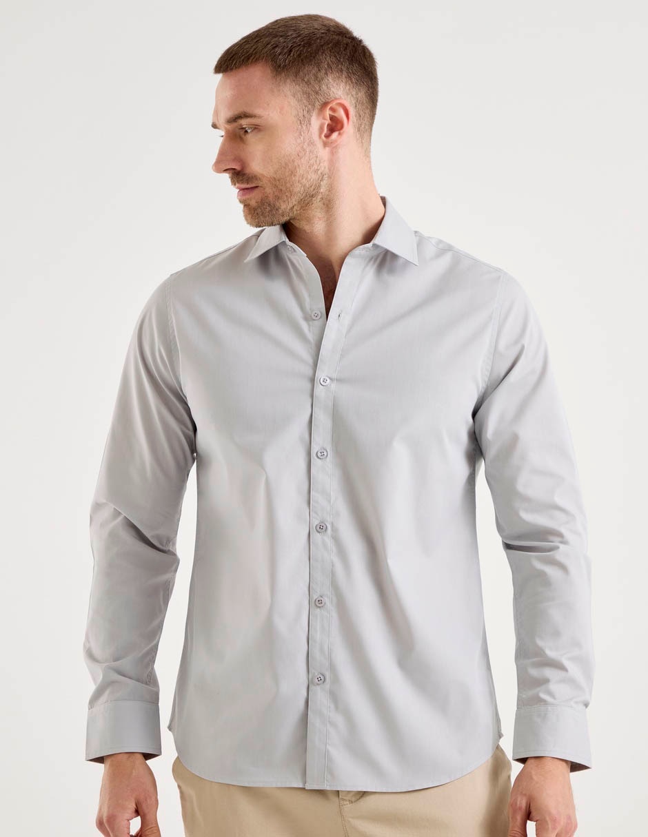 Camisa de vestir manga larga para hombre Camisa de vestir manga larga para hombre