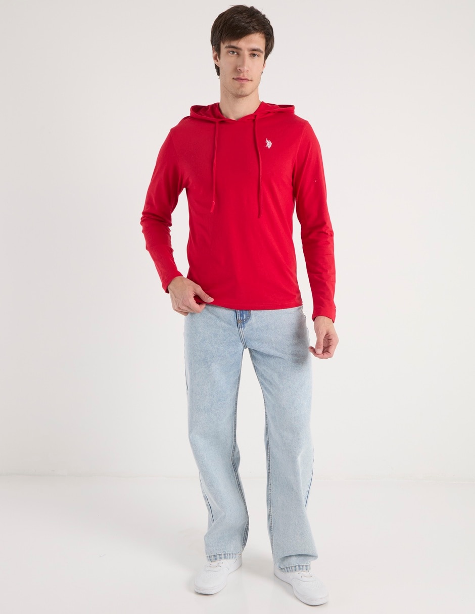 Jeans straight lavado claro para hombre 6