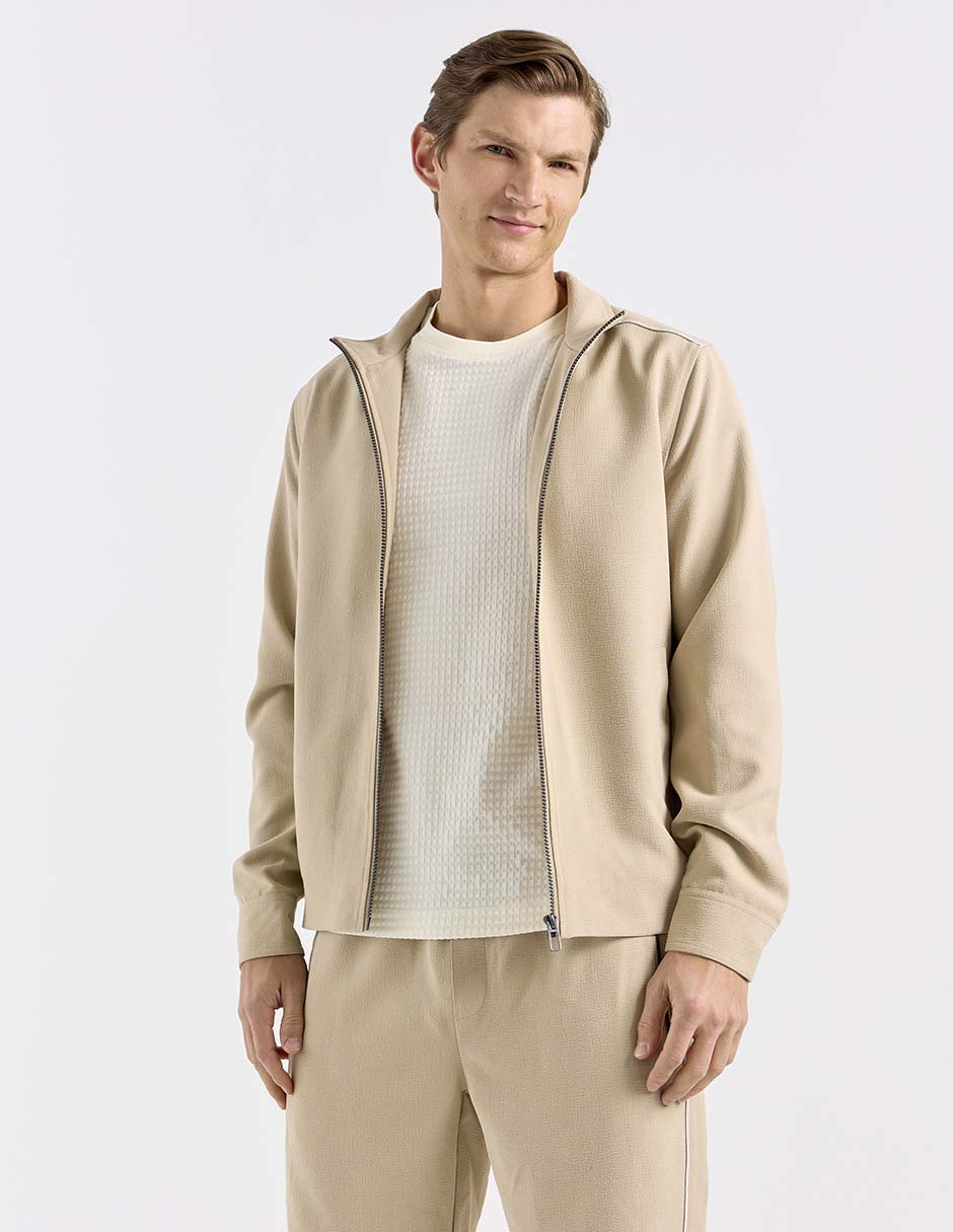 Chamarra casual con bolsillos para hombre 2