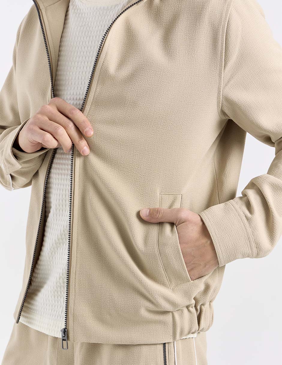 Chamarra casual con bolsillos para hombre 4