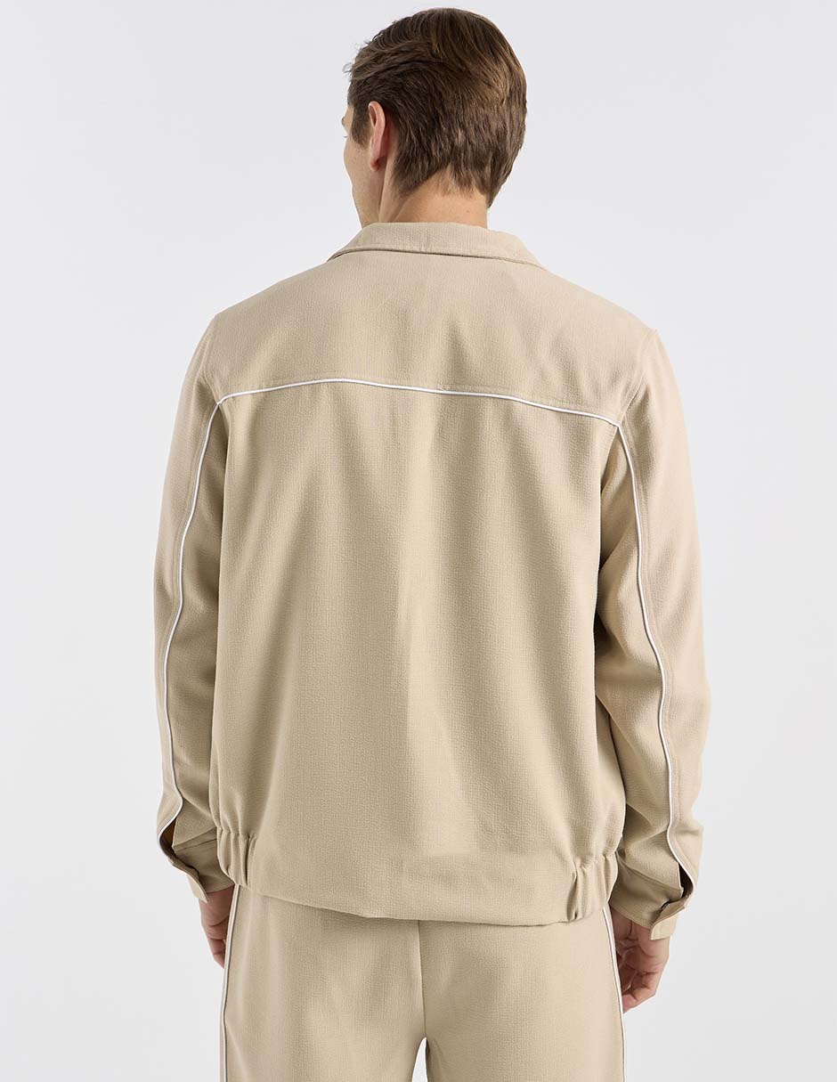 Chamarra casual con bolsillos para hombre 6