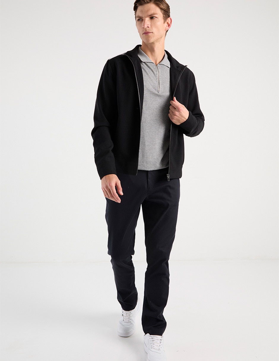Chamarra casual con bolsillos para hombre 3