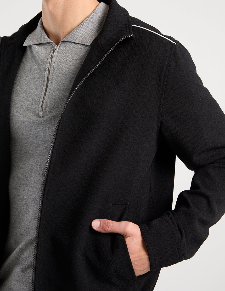 Chamarra casual con bolsillos para hombre 4