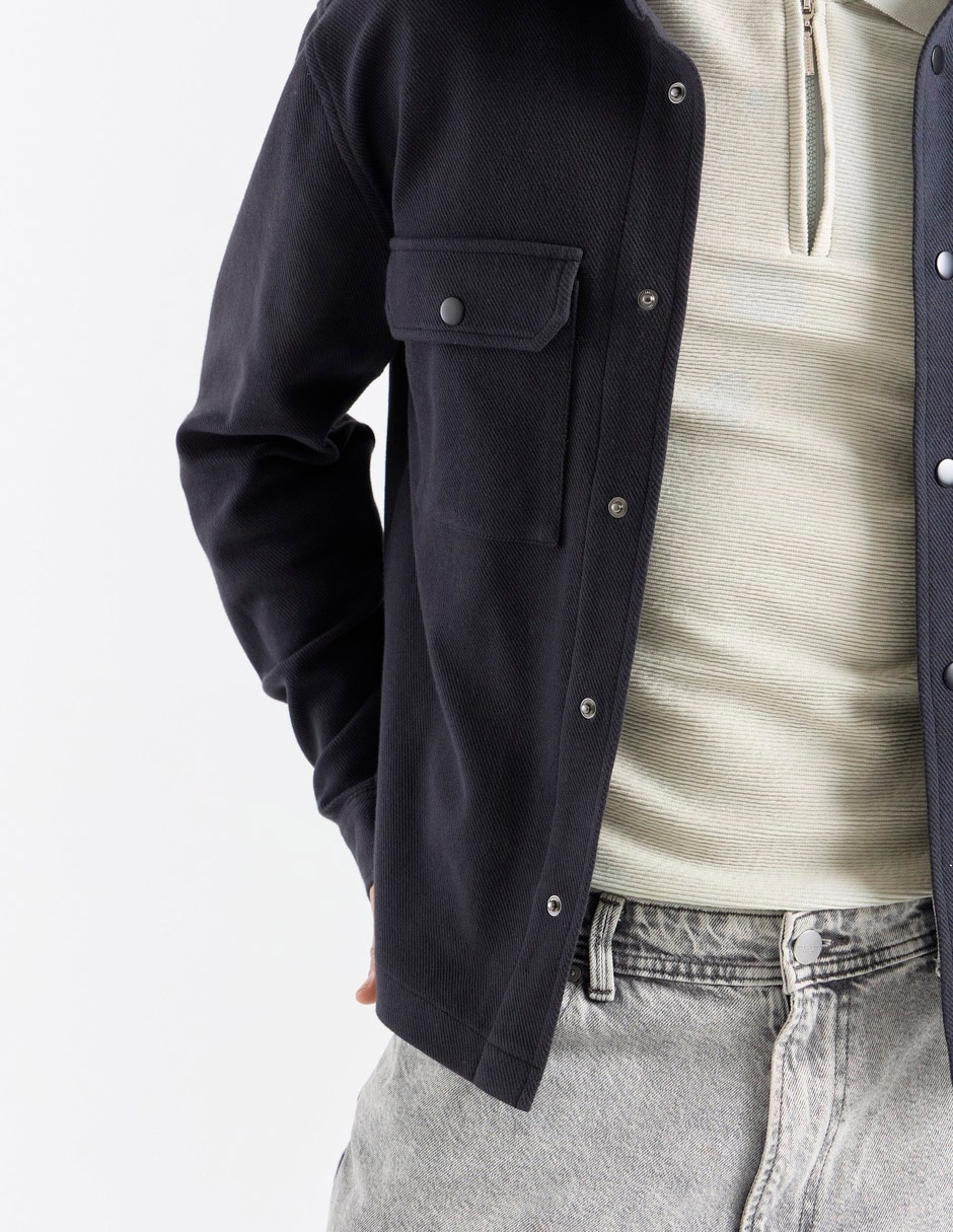 Camisa casual manga larga para hombre 2