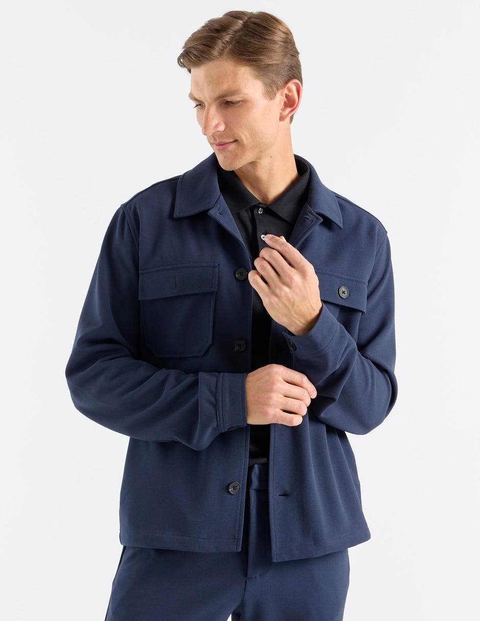 Camisa casual de algodón manga larga para hombre