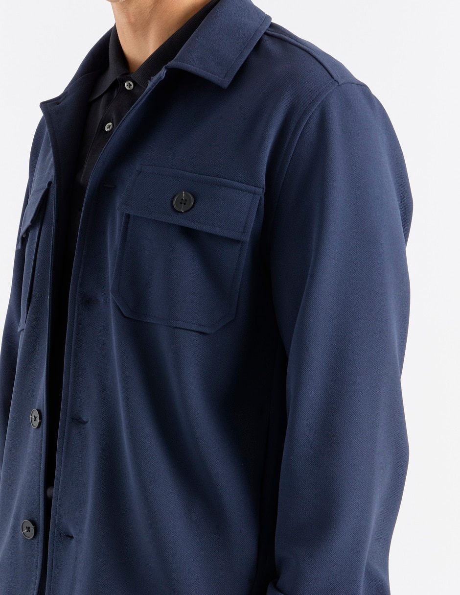 Camisa casual de algodón manga larga para hombre
