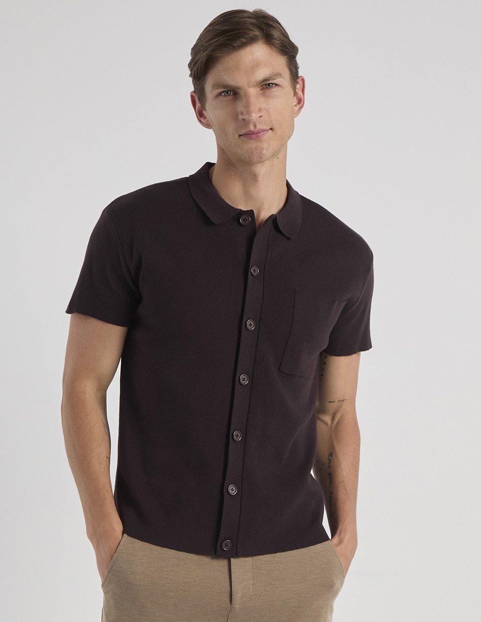Camisa casual manga corta para hombre 2