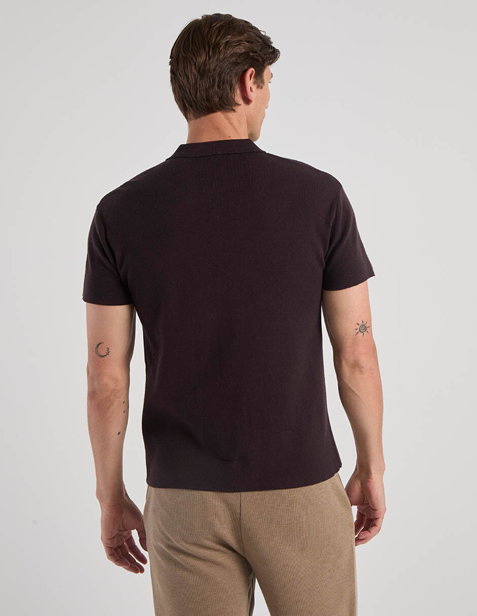 Camisa casual manga corta para hombre 6