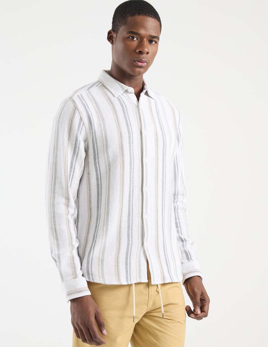 Camisa casual manga larga para hombre Camisa casual manga larga para hombre