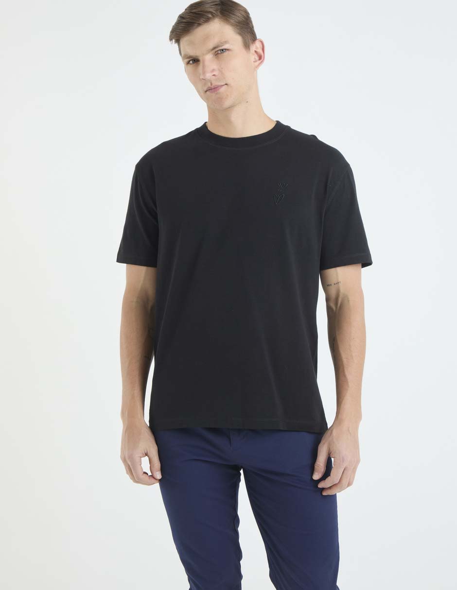 Playera cuello redondo para hombre 1
