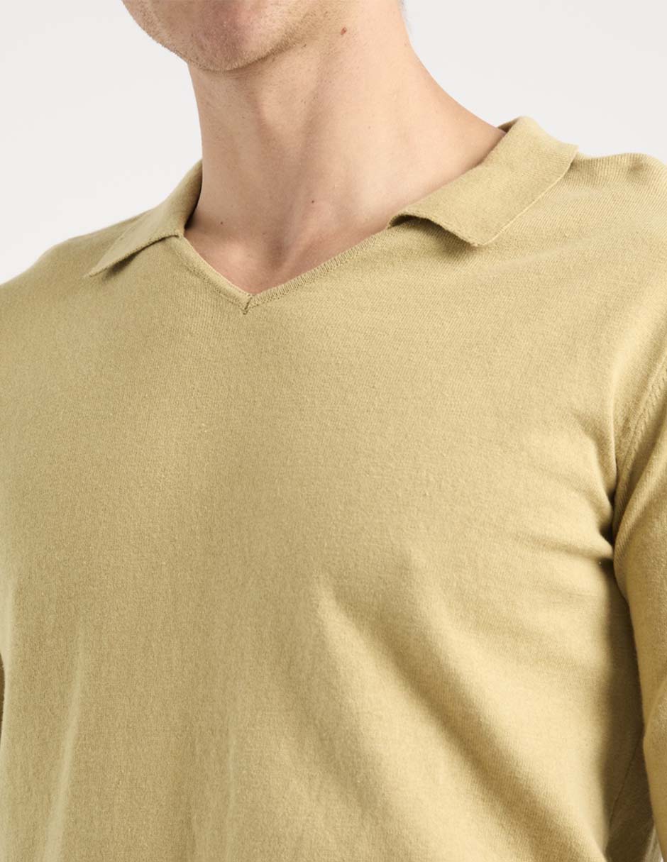 Suéter Contempo cuello camisero para hombre