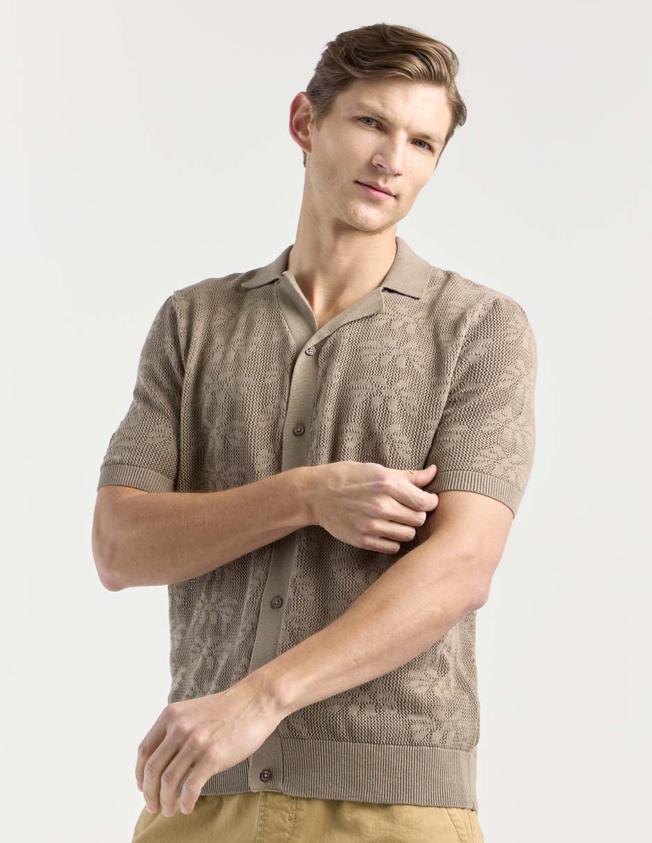 Camisa casual manga corta para hombre Camisa casual manga corta para hombre