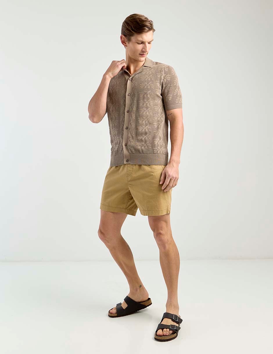 Camisa casual manga corta para hombre 3