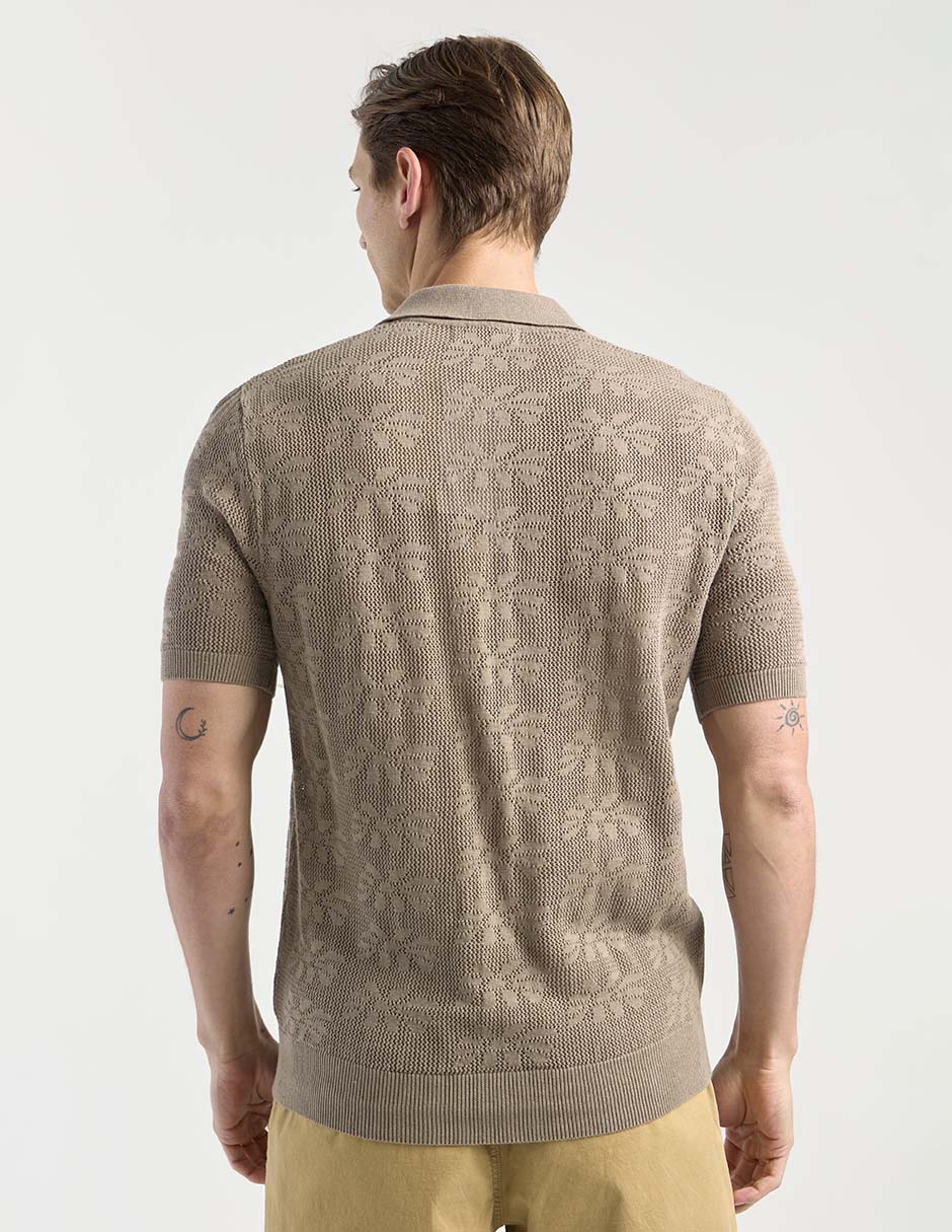 Camisa casual manga corta para hombre 6