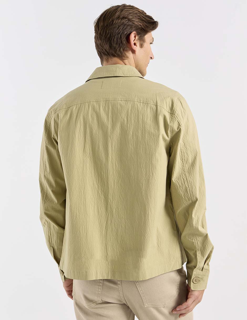Camisa casual manga larga para hombre 4