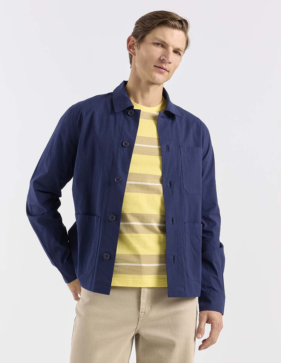Sobrecamisa casual manga larga para hombre Sobrecamisa casual manga larga para hombre