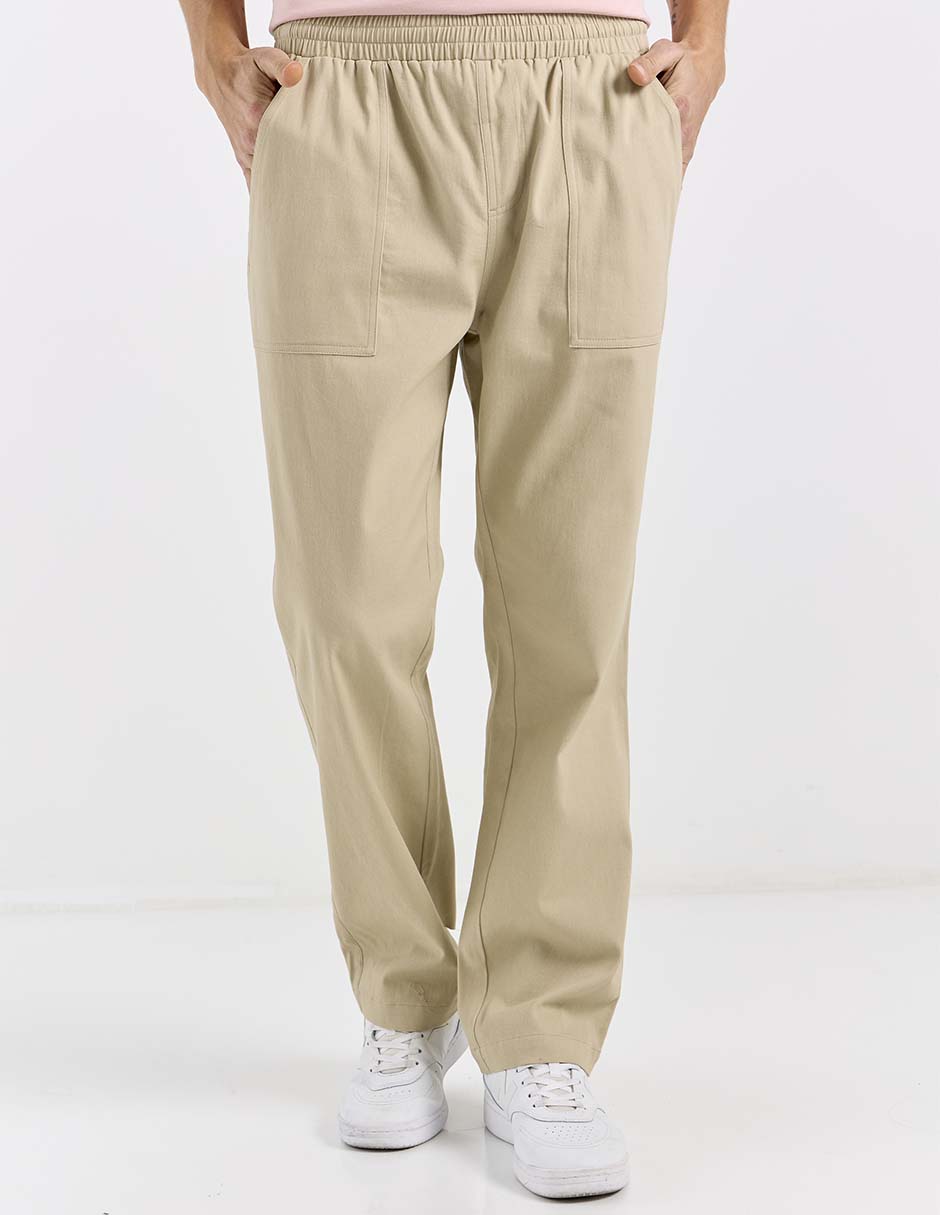 Pantalón straight de algodón para hombre Pantalón straight de algodón para hombre