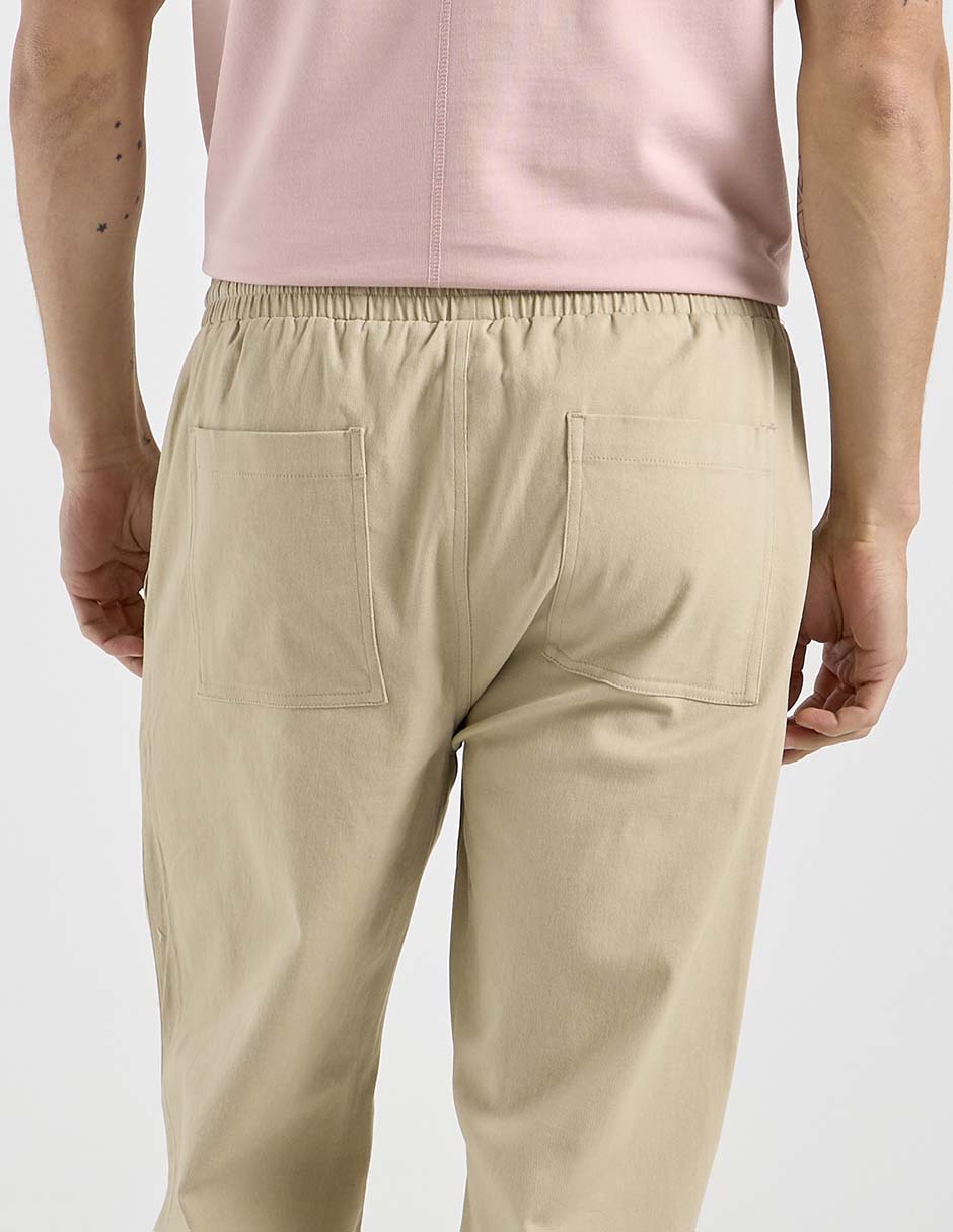 Pantalón straight Contempo de algodón para hombre