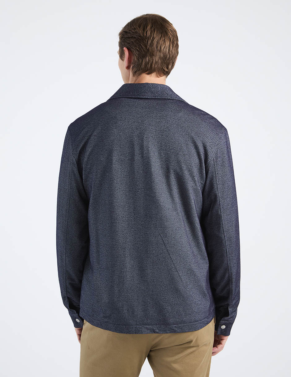 Chamarra casual con bolsillos para hombre