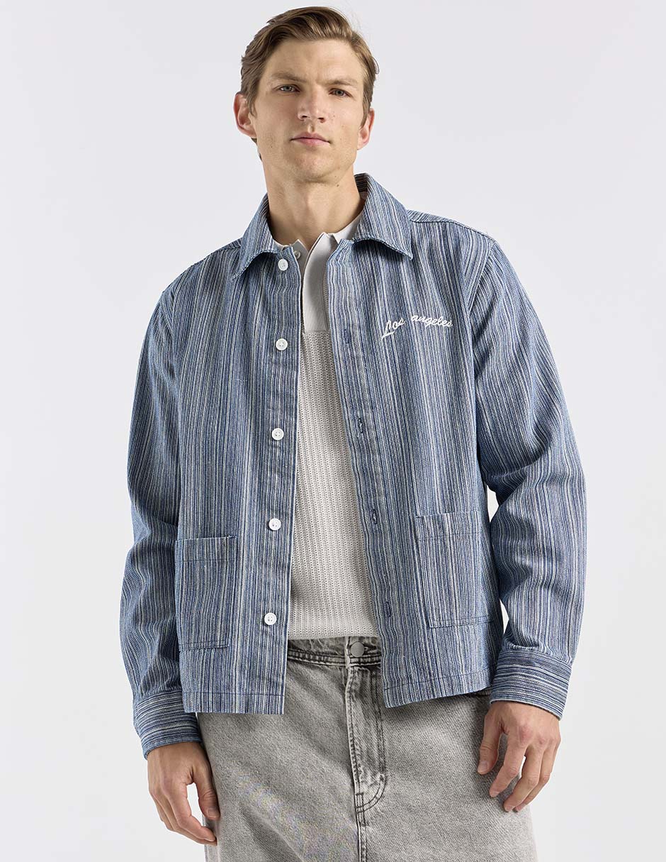 Camisa casual manga larga para hombre 5