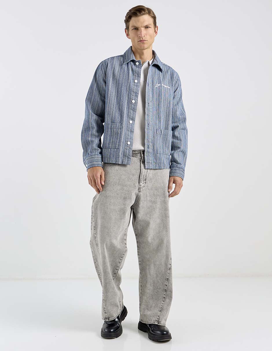 Camisa casual manga larga para hombre 4