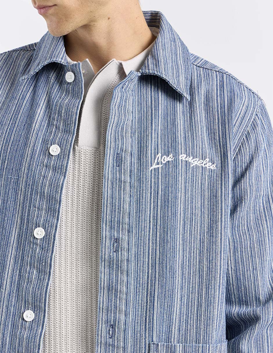 Camisa casual manga larga para hombre 3