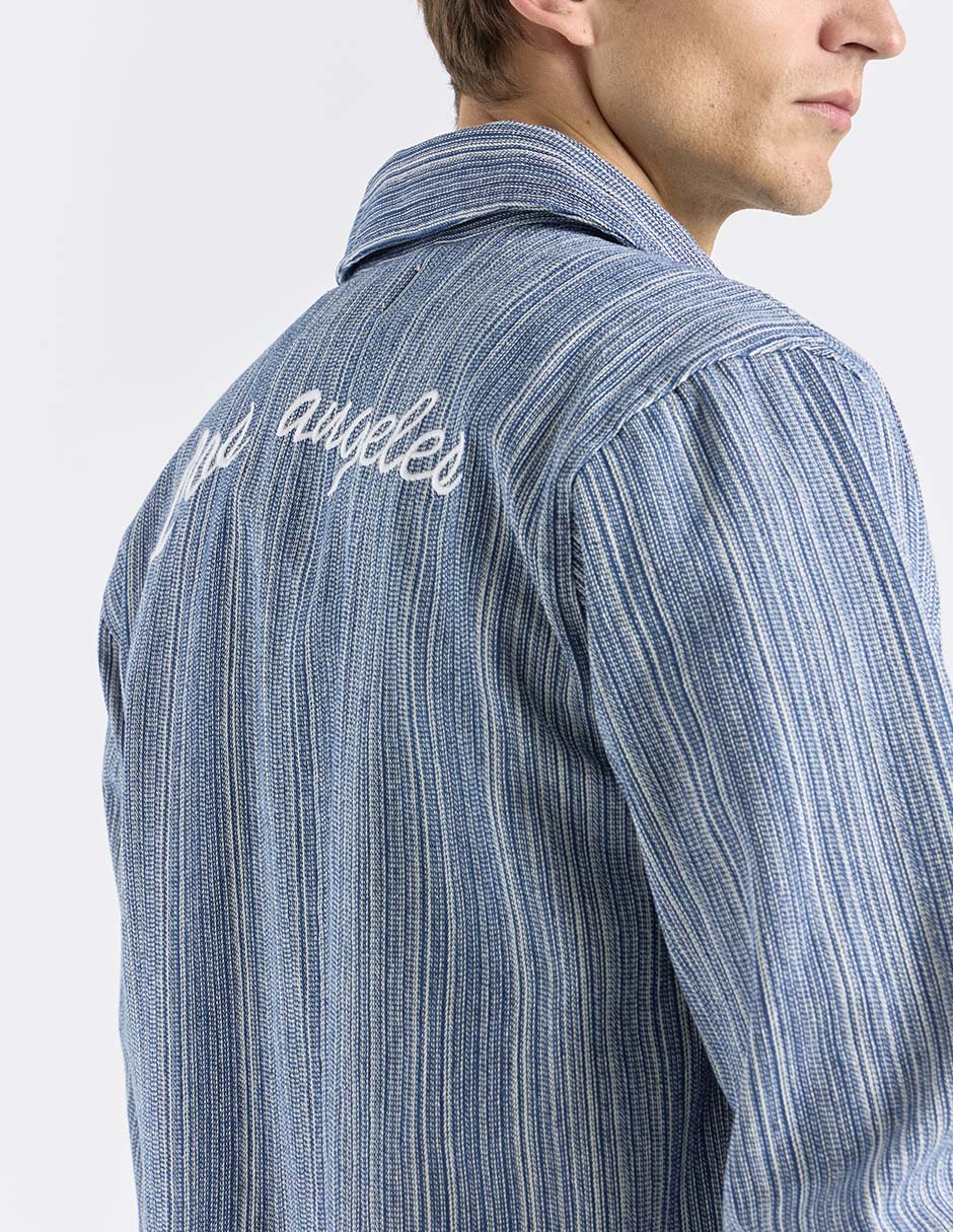 Camisa casual manga larga para hombre 2