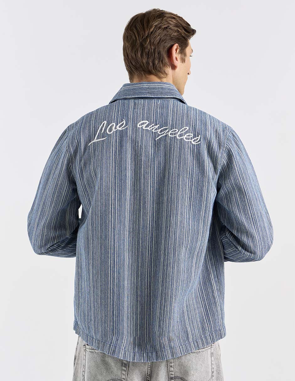 Camisa casual manga larga para hombre 6