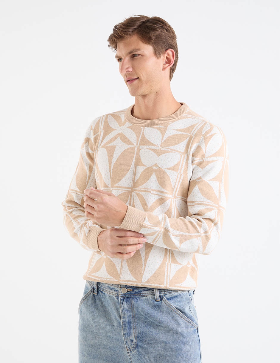 Suéter cuello redondo para hombre Suéter cuello redondo para hombre