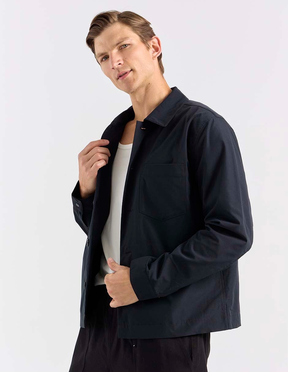 Sobrecamisa casual manga larga para hombre