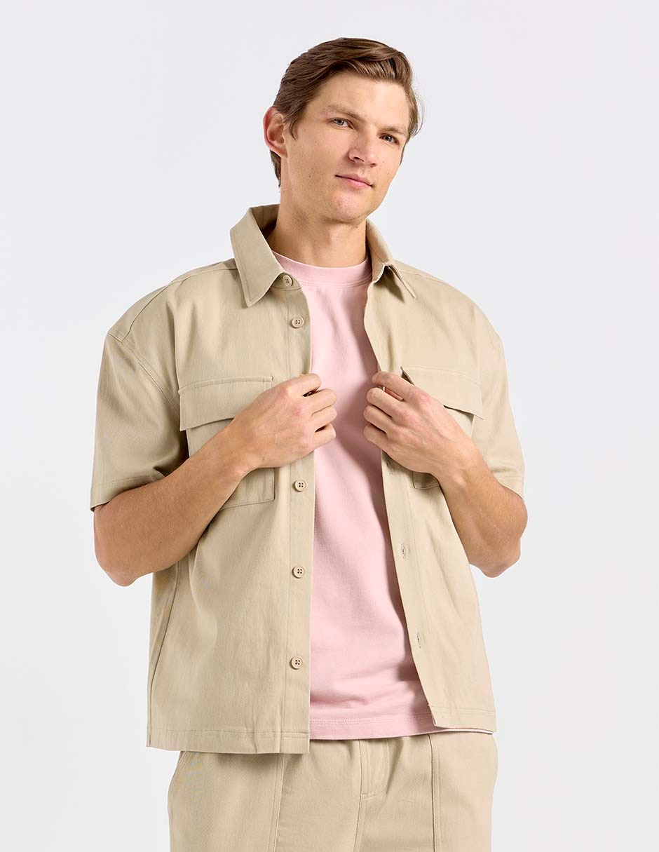 Camisa casual manga corta para hombre Camisa casual manga corta para hombre